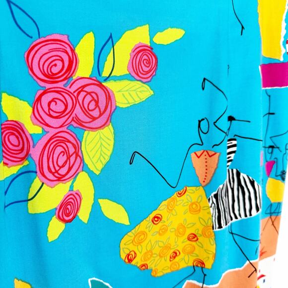 David Meister Strapless Mini Dress - Size 8 - Sailboat Floral - Picture 3 of 5